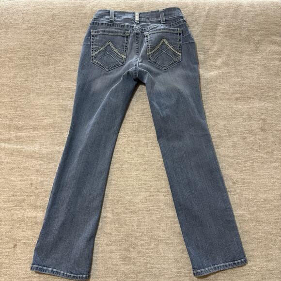 Women’s Ariat Real Demin Jeans 30S Straight Leg Western Style - Picture 3 of 5